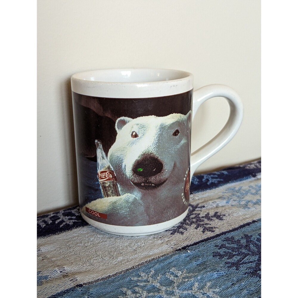 VTG - 1996 Gibson Coca Cola Polar Bear Coffee Mug